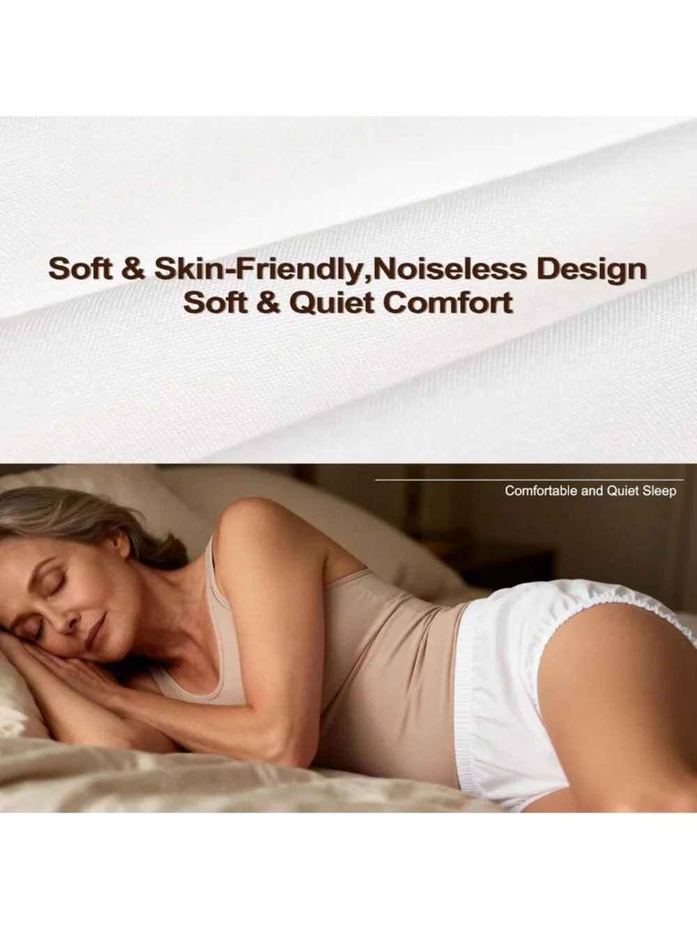 2 Pack Waterproof Reusable Adult Diaper Covers - Leak-Proof Soft Protective